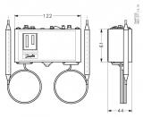 DANFOSS - 060L113166 KP98 DUAL THERMOSTAT 060L113166