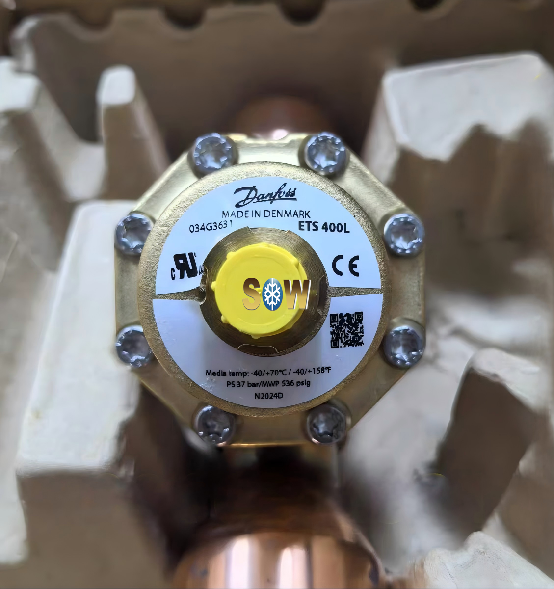 Danfoss Electric expansion valve, ETS 400L 034G3631