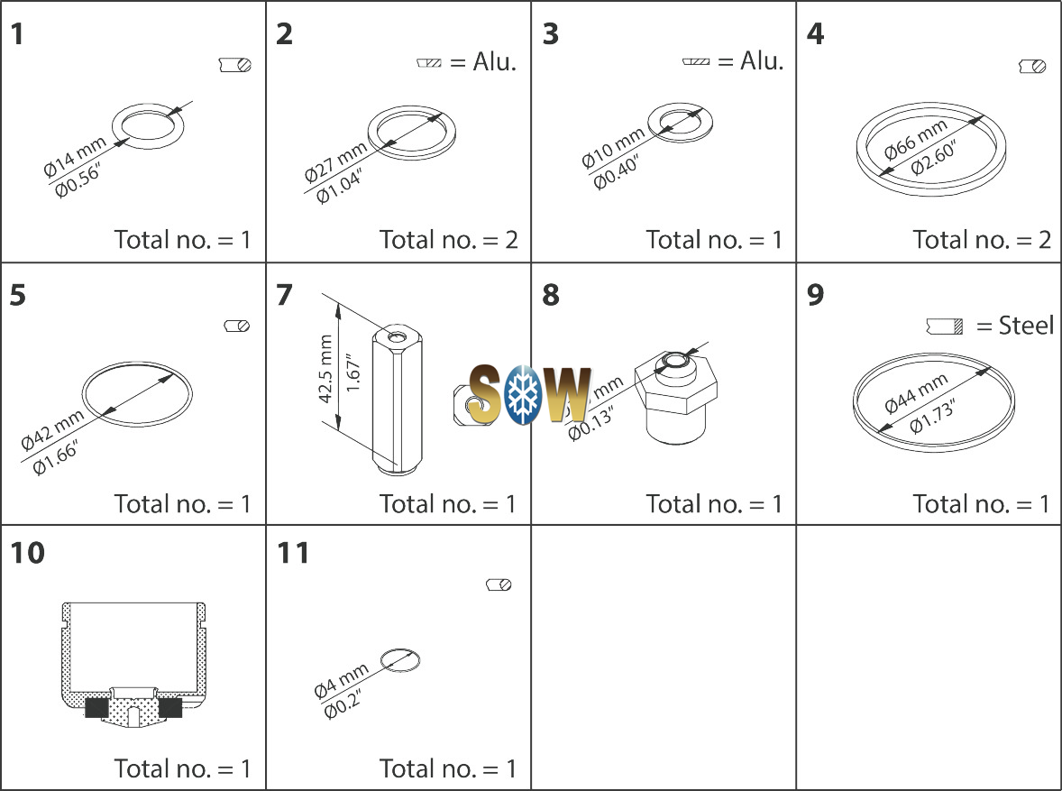 Danfoss Repair Kit 032F2335
