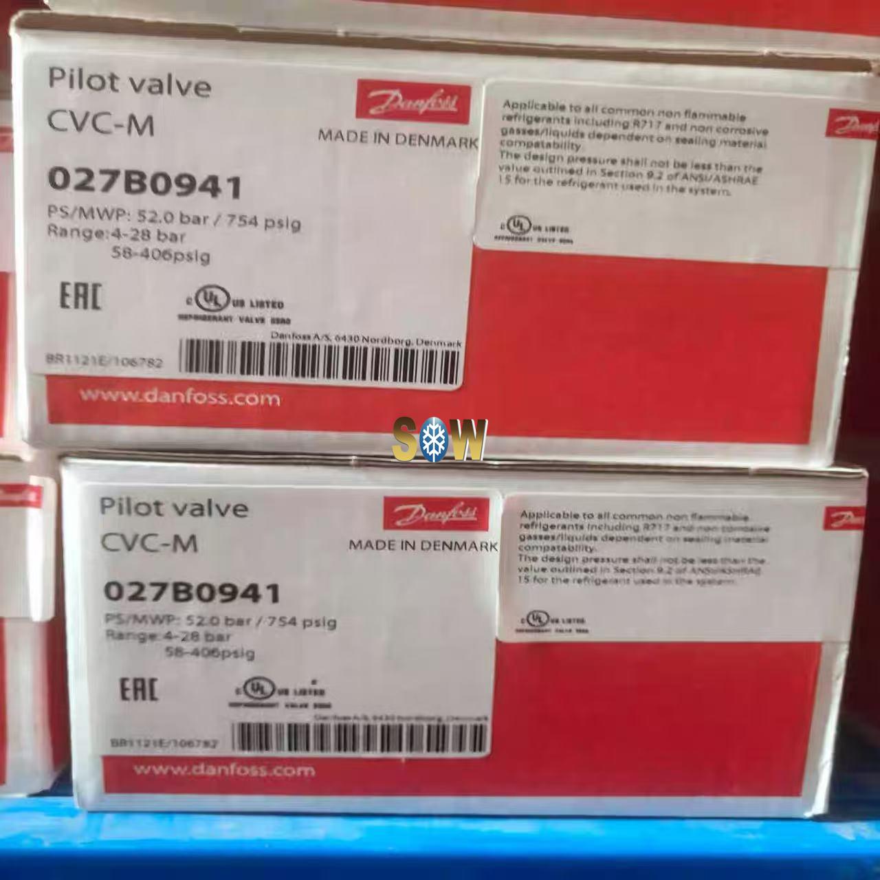 Danfoss Pilot valve, CVC-M, Pressure-operated pilot valve 027B0941