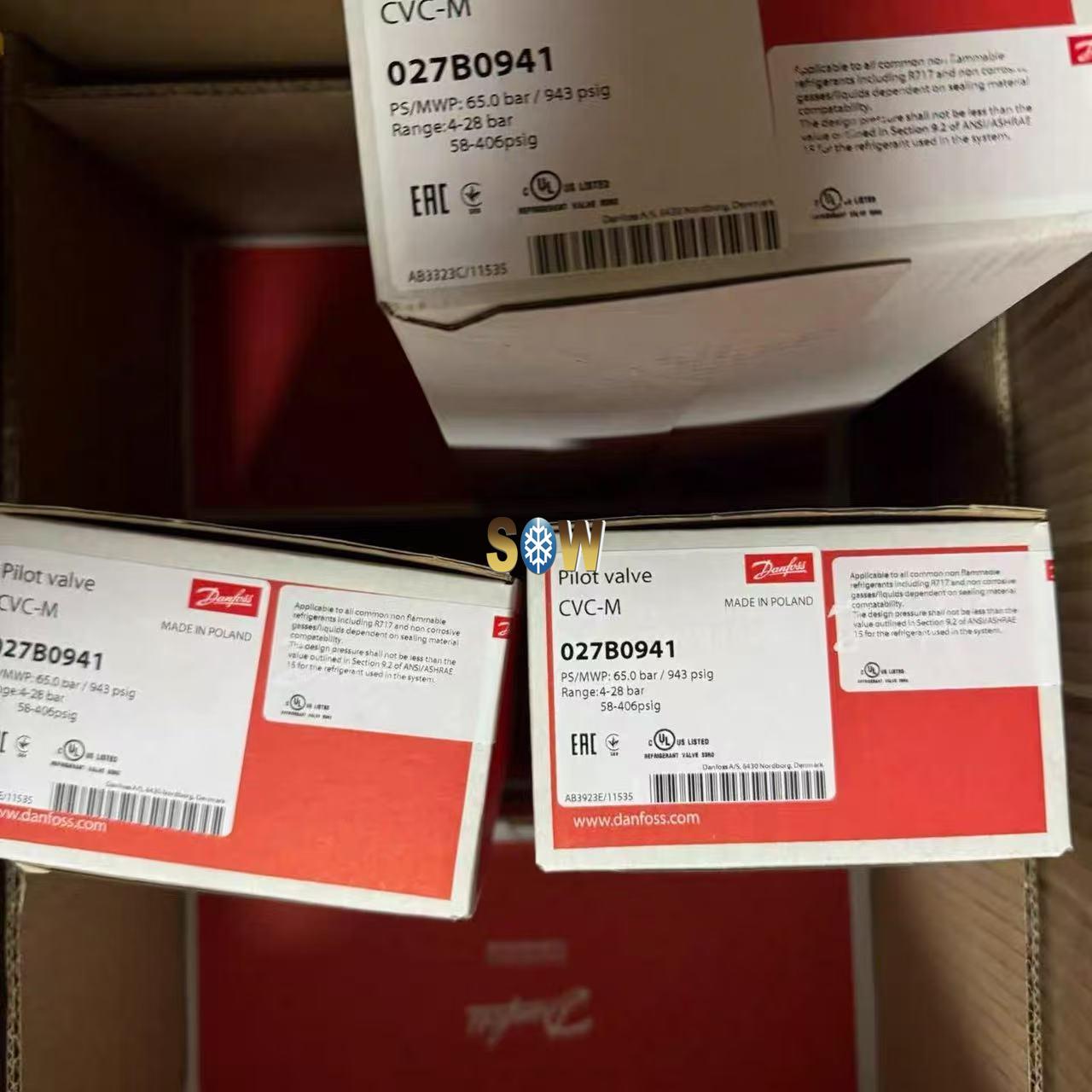 Danfoss Pilot valve, CVC-M, Pressure-operated pilot valve 027B0941