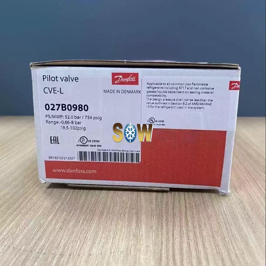 Danfoss Pilot valve, CVE-L, Constant-pressure pilot valve 027B0980