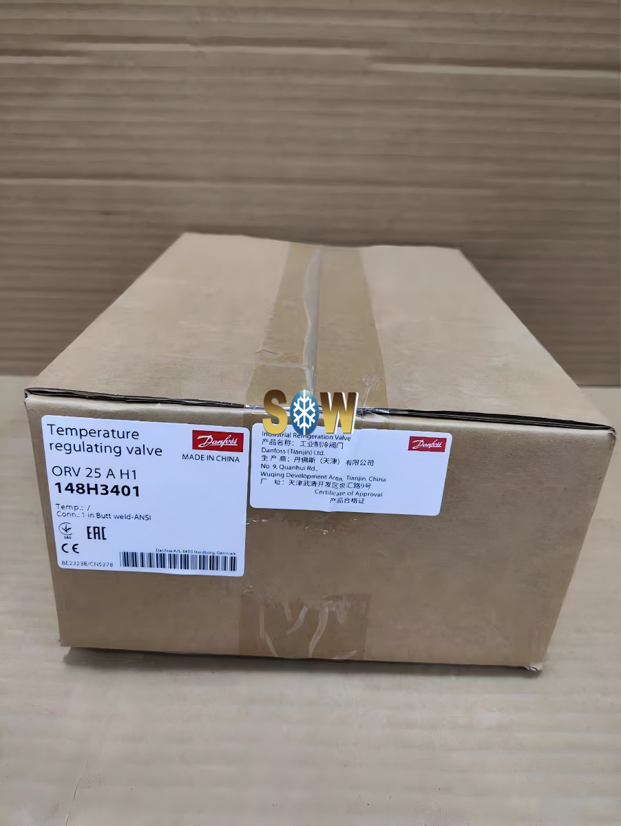 Danfoss Temperature regulating valve, ORV 25, Steel 148H3401