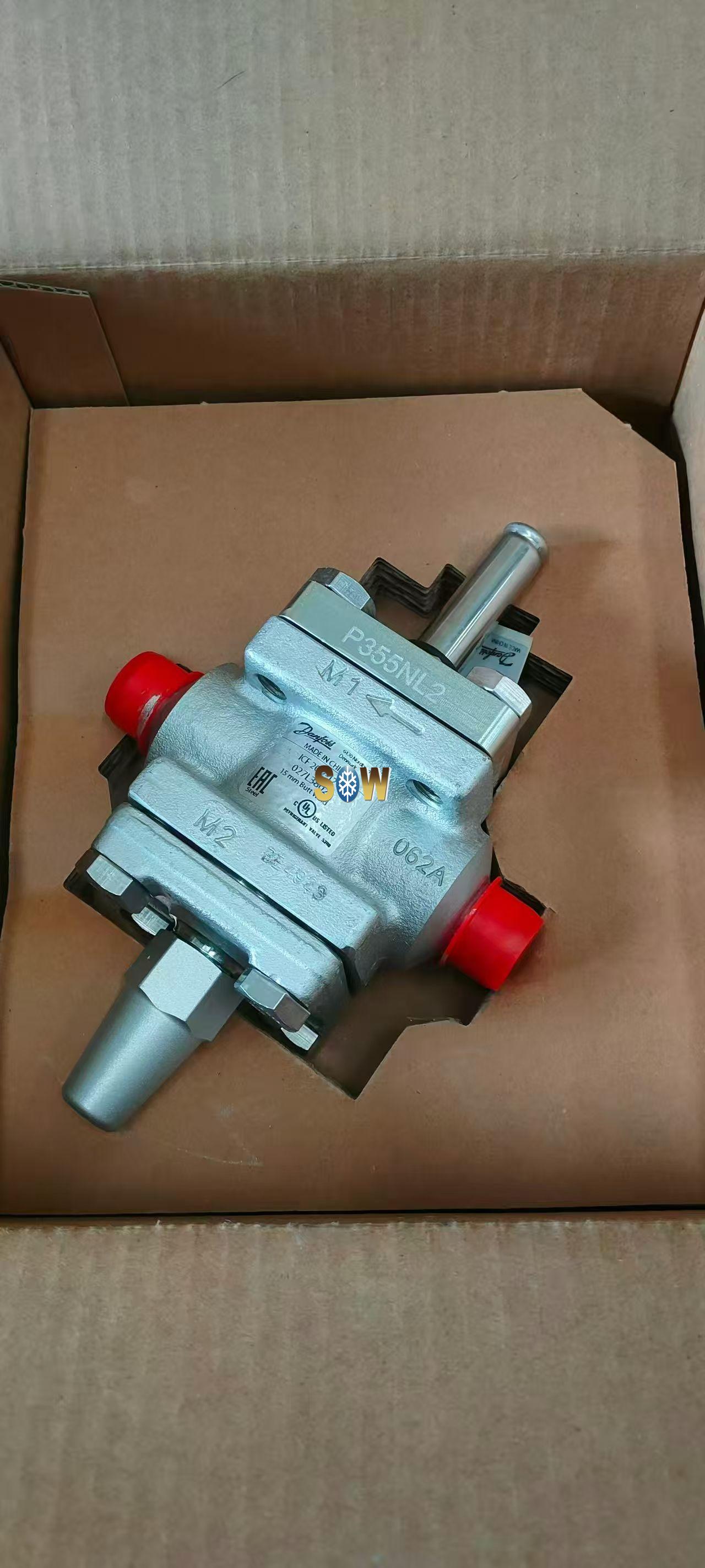 Danfoss Valve station, ICF 20-2-121, 15 mm, 027L3802