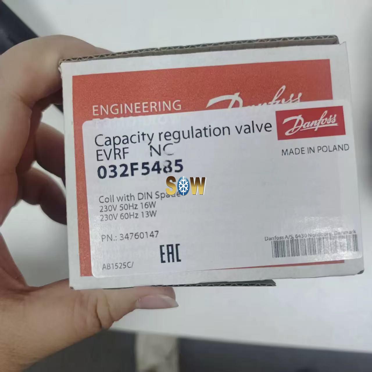 Bitzer control valve VARISTEP-CRII replacement 4FES to 4NES- 34760147 danfoss 032F5485