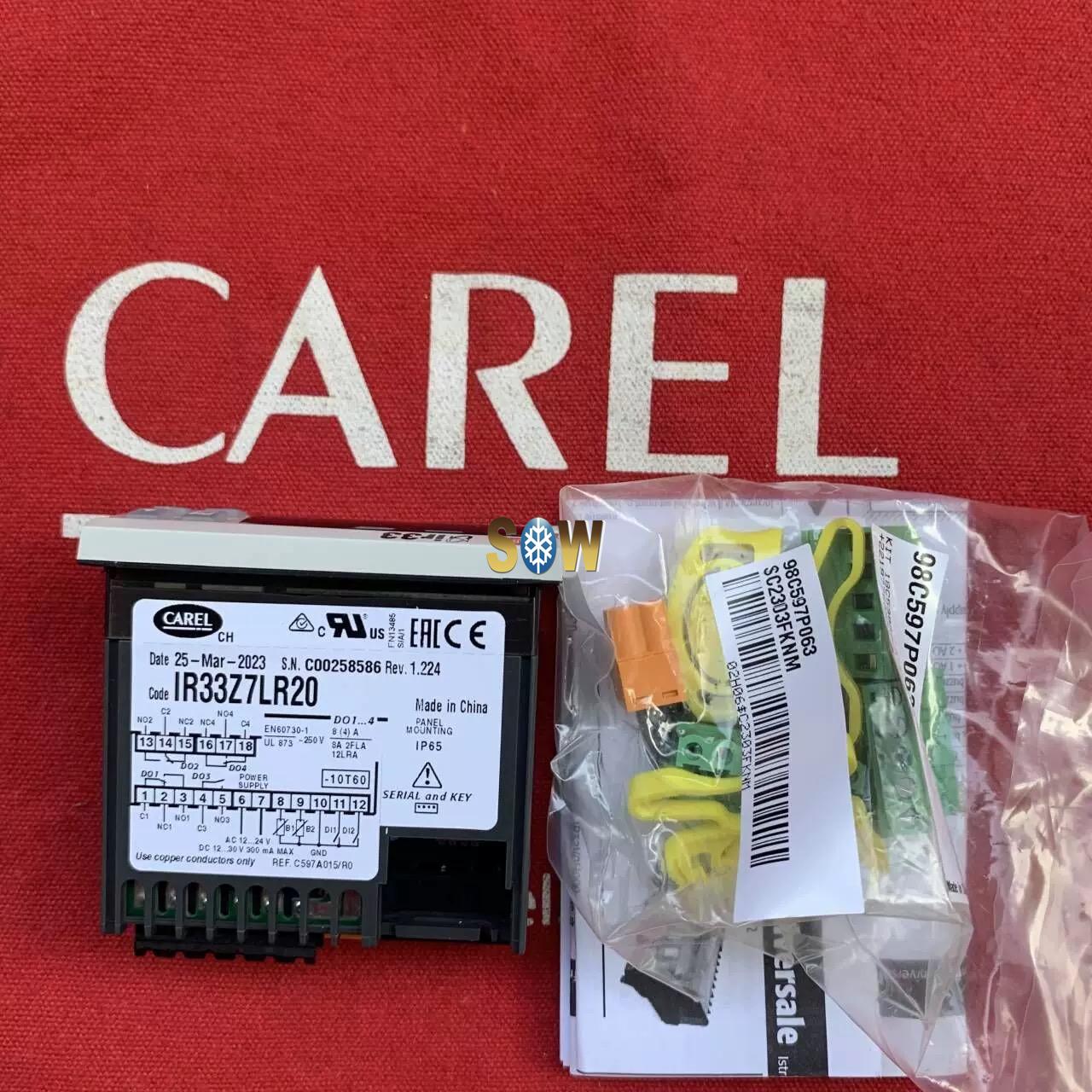 Carel Refrigeration Electronic Temperature Controller (IR33 Series) IR33Z7LR20