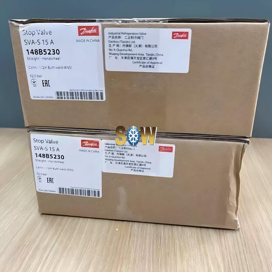 Danfoss Shut-off valve, SVA-S 15,148B5230