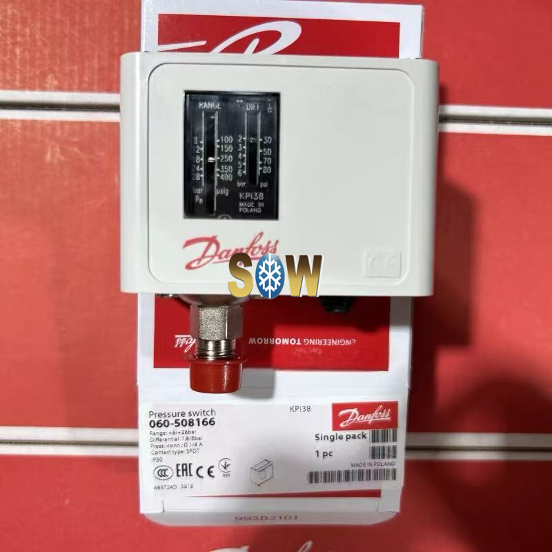 Danfoss Pressure switch, KPI38 060-508166