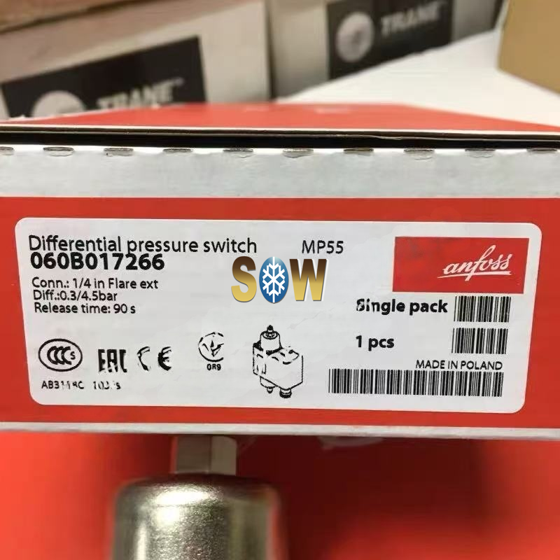 Danfoss Differential pressure switch, MP55 060B017266