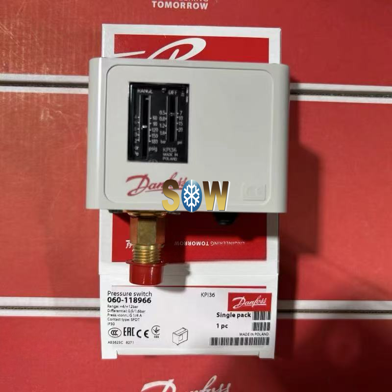 Danfoss Pressure switch, KPI36 060-118966