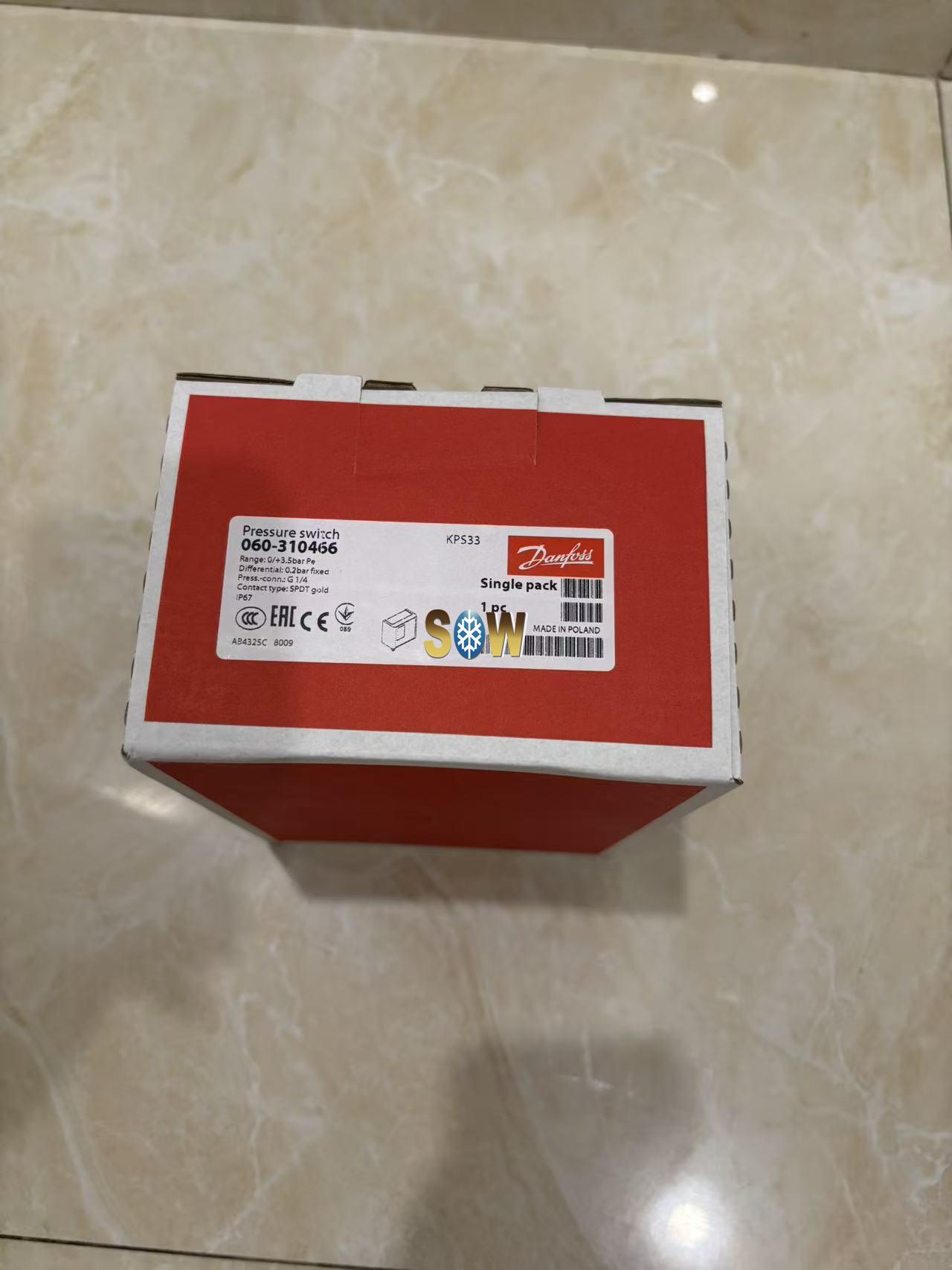 DANFOSS - 060-310466 KPS33 PRESSURE SWITCH M/8 060-310466