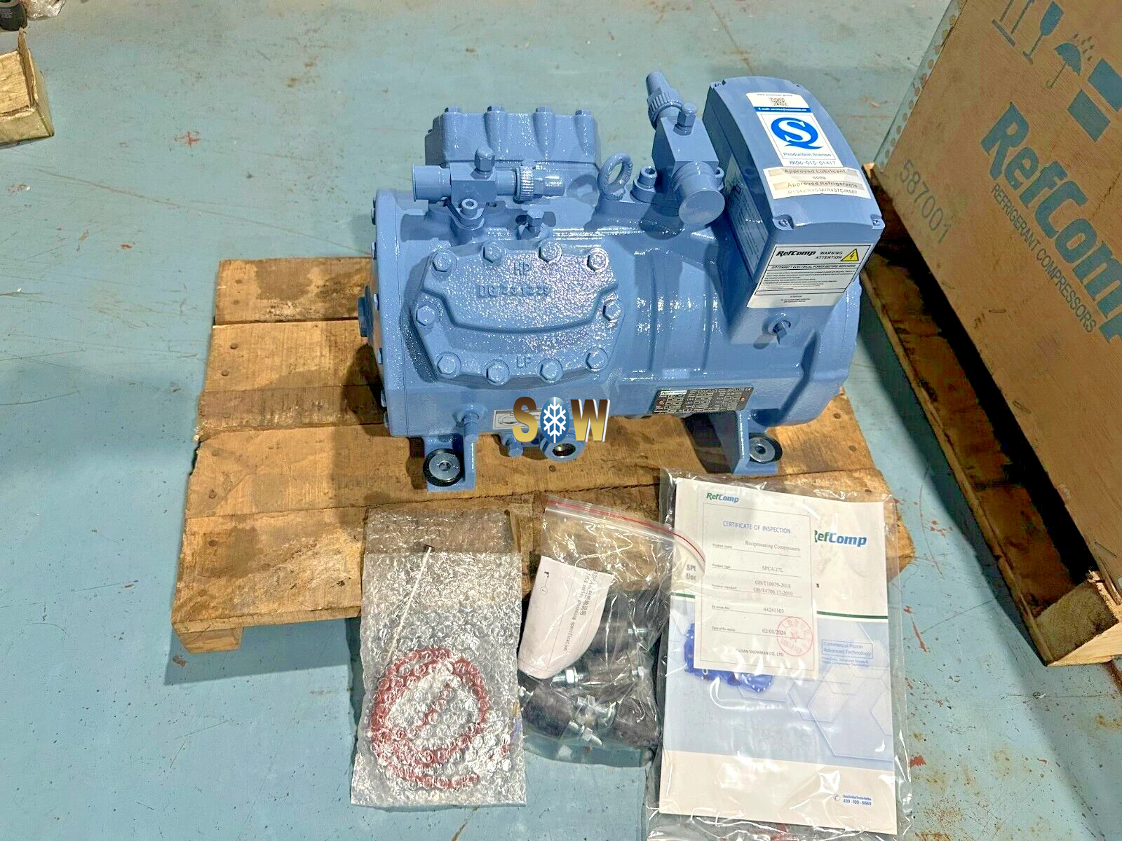 Refcomp Semi Hermetic compressor SPC4-27L